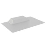 IronRidge ATHF-01-M1 All Tile Hook Flashing, Mill, Qty 1