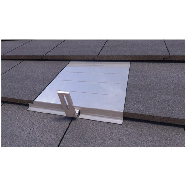 Quick Mount Replacement Flashing for Tile Hooks, Flat Tile, Mill