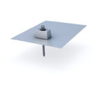 Quick Mount Quick Rack E-Mount w/ Lag Bolt, Bronze, QMSE-LAG B, Qty 1