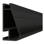 IronRidge XR-100-168B Anodized Rail, 14', Black, Qty 1